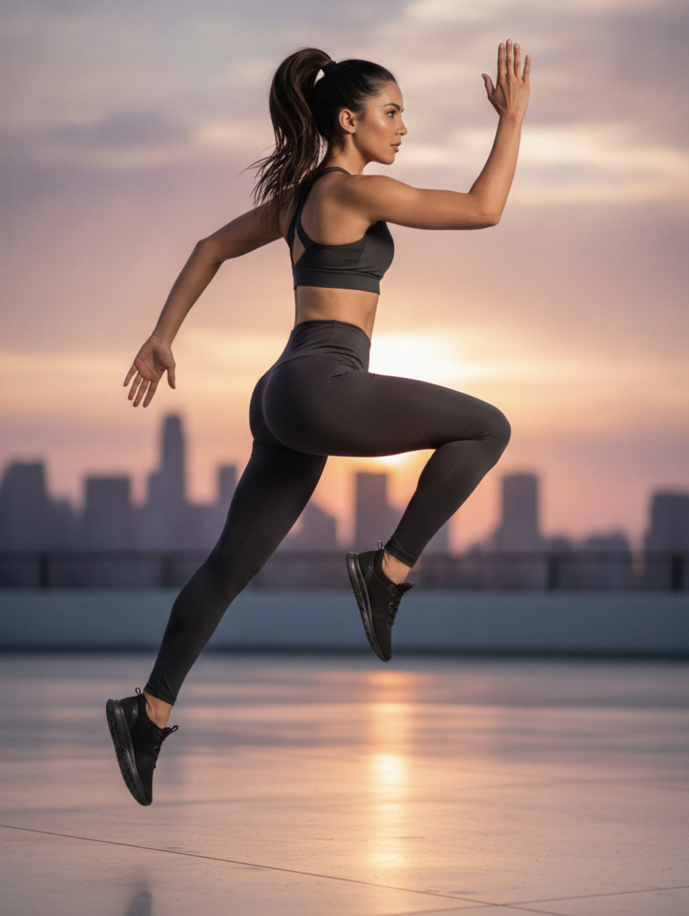 Fabletics Dark Gray XS Athleisure Tencel Blend Leggings